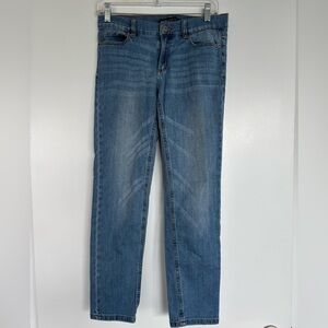 JOE FRESH 14” Waist Slouchy Boyfriend Jeans, Light Blue, Size 25.